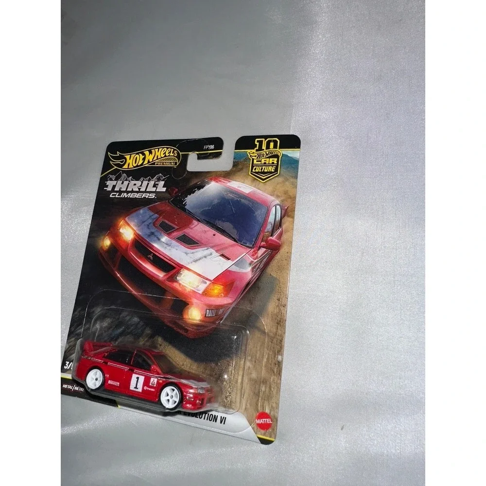 Hot Wheels Premium Thrill Climbers Mitsubishi Lancer Evolution VI Red Evo 6 3/5